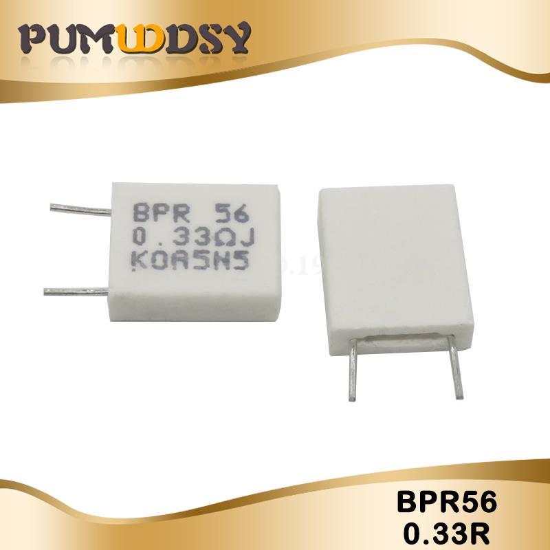 速发10pcs BPR56 5W 0.1 0.15 0.22 0.25 0.33 0.5 ohm Non-induc-图3