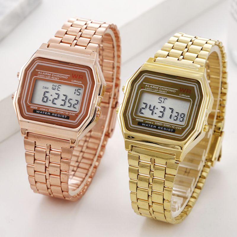 新品Women en nisex Watch old Siler la Vintage Digital s ili-图1