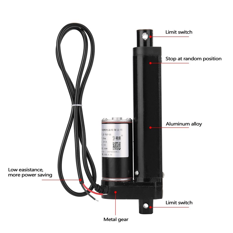 极速1000N Convinient Electric Linear Actuator Motor Linear M-图1