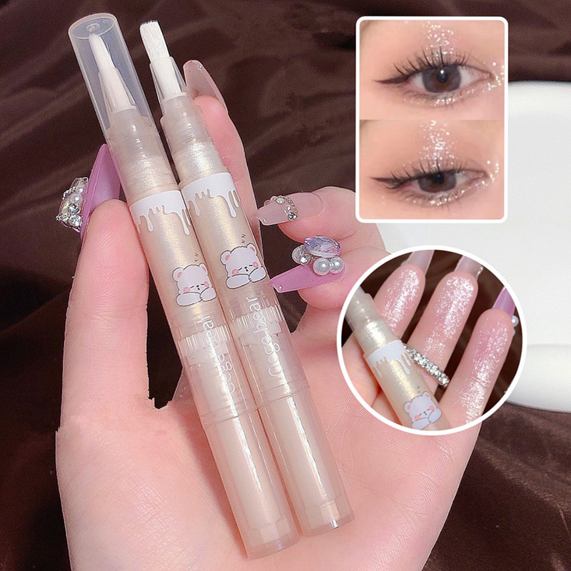 新品Waterproof Shiny Diamond Highlight Pen Eye Makeup Highli - 图1