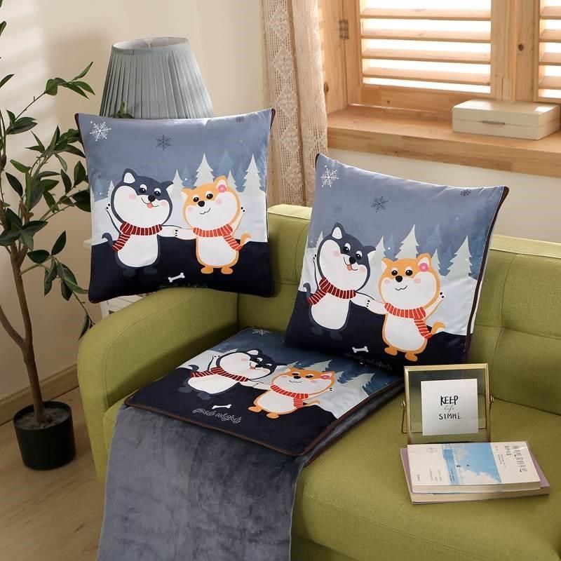 折叠被子抱枕两用办公室午睡毯枕头客厅沙发靠枕空调被汽车盖毯,淘宝优惠券,粉丝福利购,淘宝优惠卷