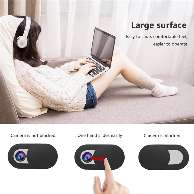 3PCS Universal Webcam Camera Shutter Cover For iPhone Andro-图0