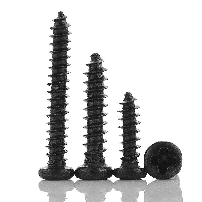 100pcs Cross Round Head Phillips Self-tapping Screw M1 M1.2-图1