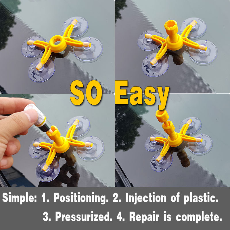 速发Windshield Repair Kit Quick Fix Car Cracked Glass Windsc - 图2