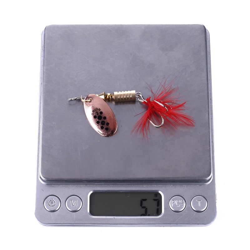 极速6.5cm 5.3g Spinner Fishing Lures Wobblers CrankBaits Jig - 图3