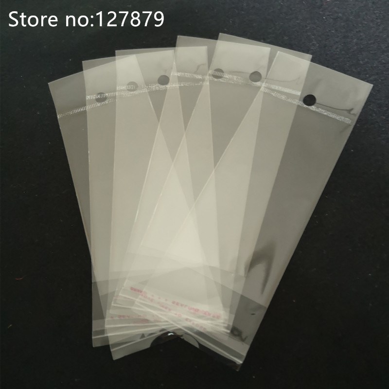 100 Clear Self-adhesive Cello Cellophane Bag Sealing Small P - 图1