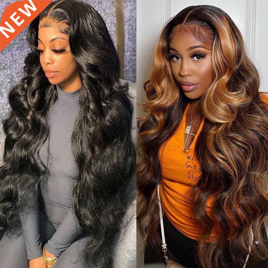 推荐1x6x2 Body Wave Lace Front Wig Pre Plucked 250 Density 0 - 图0