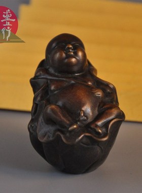 铜万福纯铜早生贵子娃娃中式手工摆件新婚送礼包邮家居创意饰品