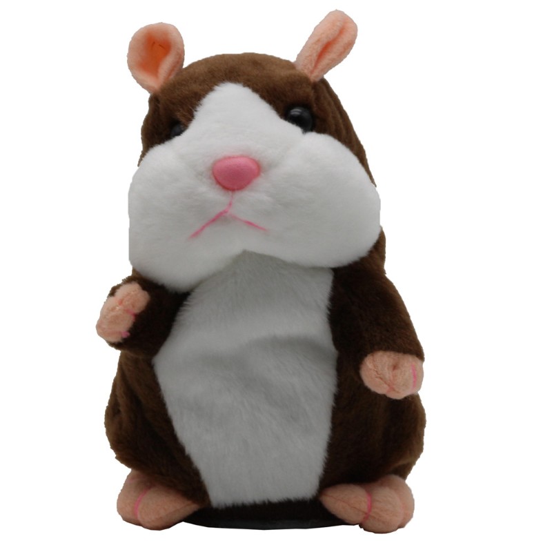 速发New Talking Hamster Mouse Pet Plush Toy Hot Cute Speak T - 图2