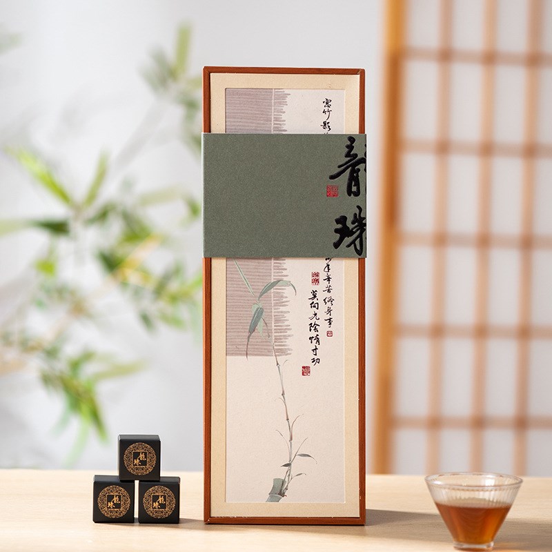 复古冰岛古树龙珠包装盒28颗装高档老白茶普洱R茶龙珠茶叶礼盒空 - 图3