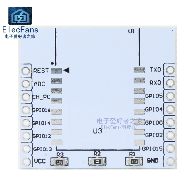 极速串口WIFI ESP8266模块转接板 ESP-07/08/12/12E/12F(不含模-图0