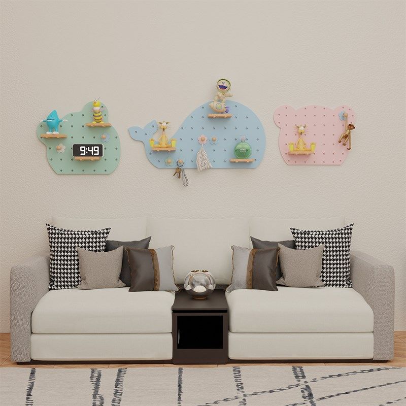 洞洞板定制各种小号异性款入户玄关客厅卧室收纳墙上置物架展示架,淘宝优惠券,粉丝福利购,淘宝优惠卷