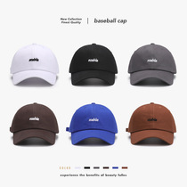 Male and female Korean version 100 hitch Alphabet Embroidery Baseball Cap Youth Couples Students Duck Tongue Hat Day Department Small Frescoed Sun Hat
