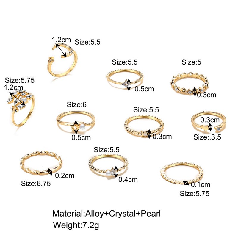 推荐Cross-border rings 1/set love retro women's joint ring戒-图1