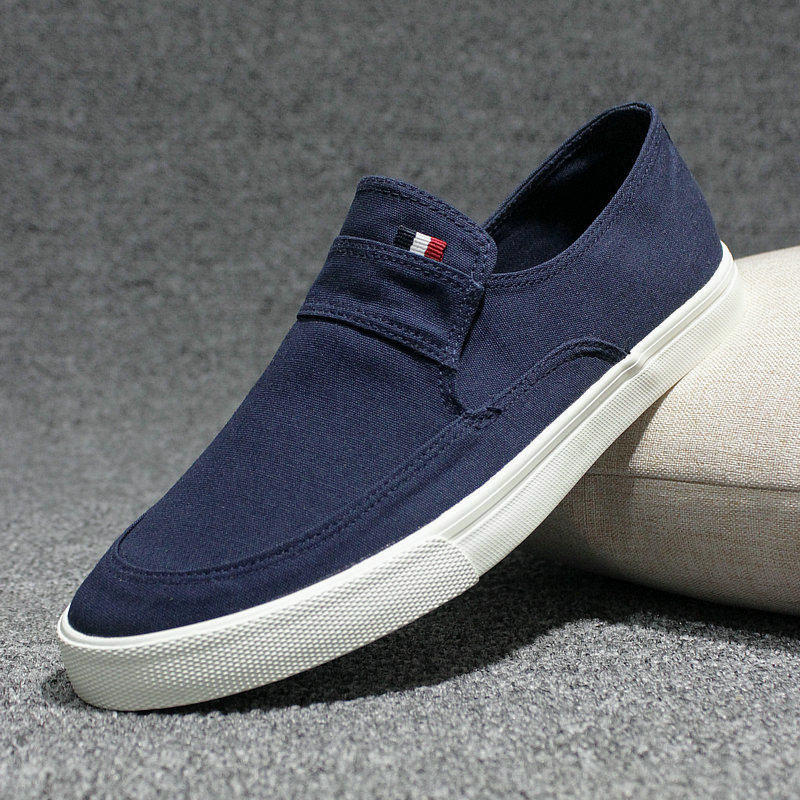 懒人鞋男一脚蹬布鞋春夏透气帆布鞋男韩版百搭休闲白布鞋男小白鞋,淘宝优惠券,粉丝福利购,淘宝优惠卷