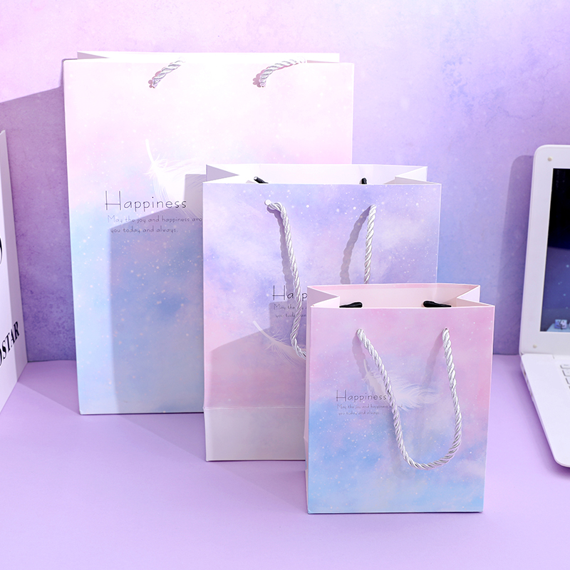 新品Paper Bags birthday Gift Packaging Bag Present Bag wrapp - 图1