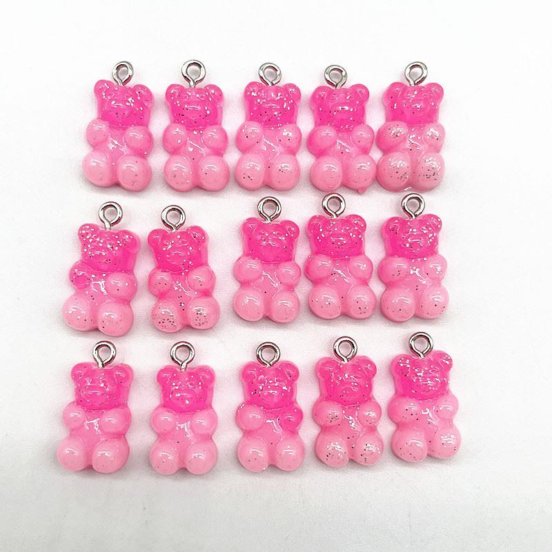 推荐10Pcs CnNdy Bear Pedannt Charms for ecSQTkalace Bracelet - 图0