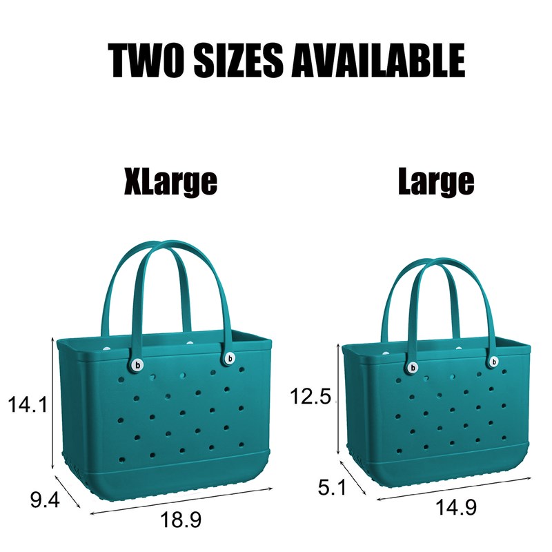 推荐Tote Bag Waterproof Beach Bag Rubber Beach Bag Portable-图1