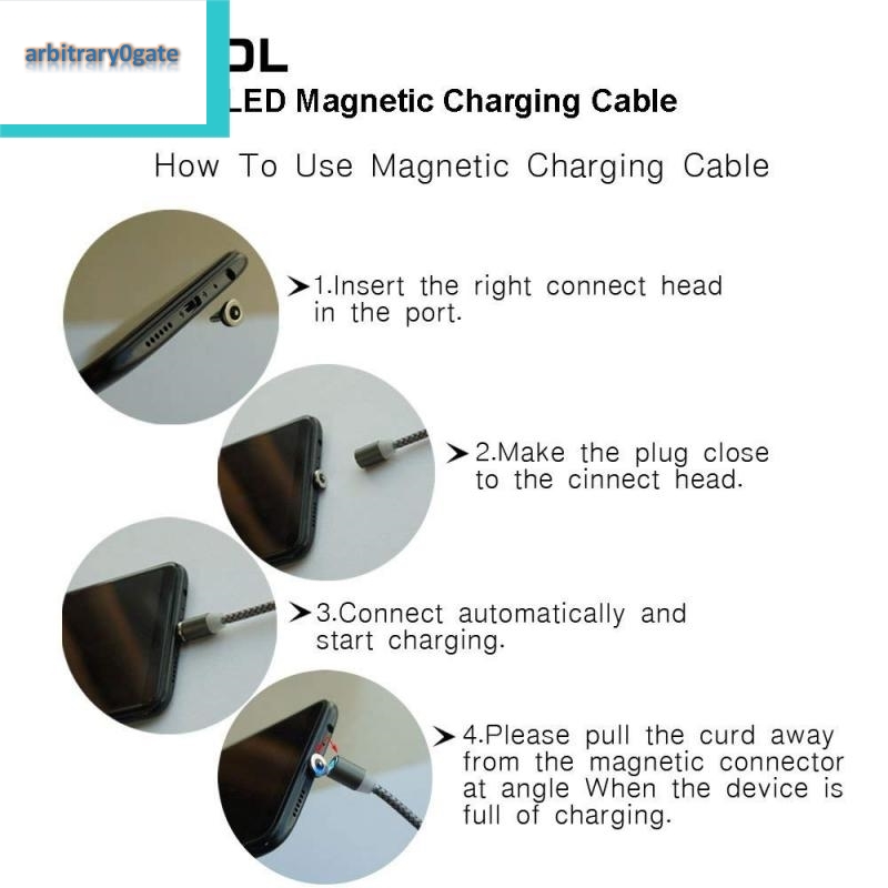 速发USB Magnetic Cable Plug Type C Micro USB C Plugs Fast Ch - 图2