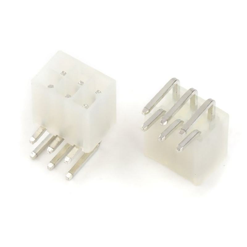 50Pcbs 6P Curved Pin Socket 4.2mm 2X3P Female Connector Suit-图1