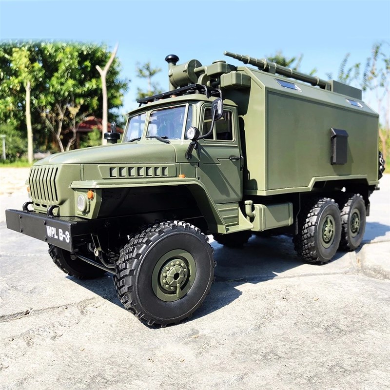 速发WPL B36 Ural 1/16 2.4G 6WD Rc Car Military Truck Rock Cr - 图0