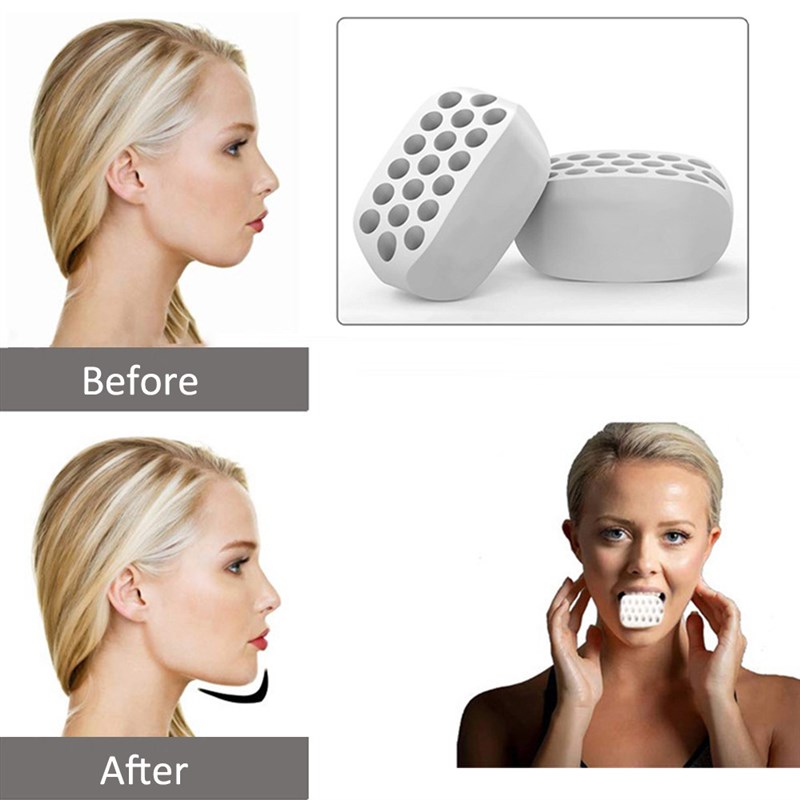 极速1/2Pcs Jaw Line Chew Ball Jaw Line Exerciser Ball Jaw Li - 图2