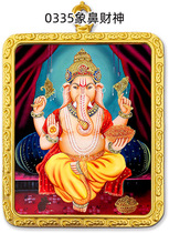 Custom Elephant nose Property Gaga Box carry-on pocket small Donka retrofitted with Tibetan Scripte Pendant Car Hang Mineral Paint