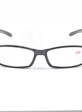 工厂销。Men'sg and women's finished myopia glasses 100-600 d