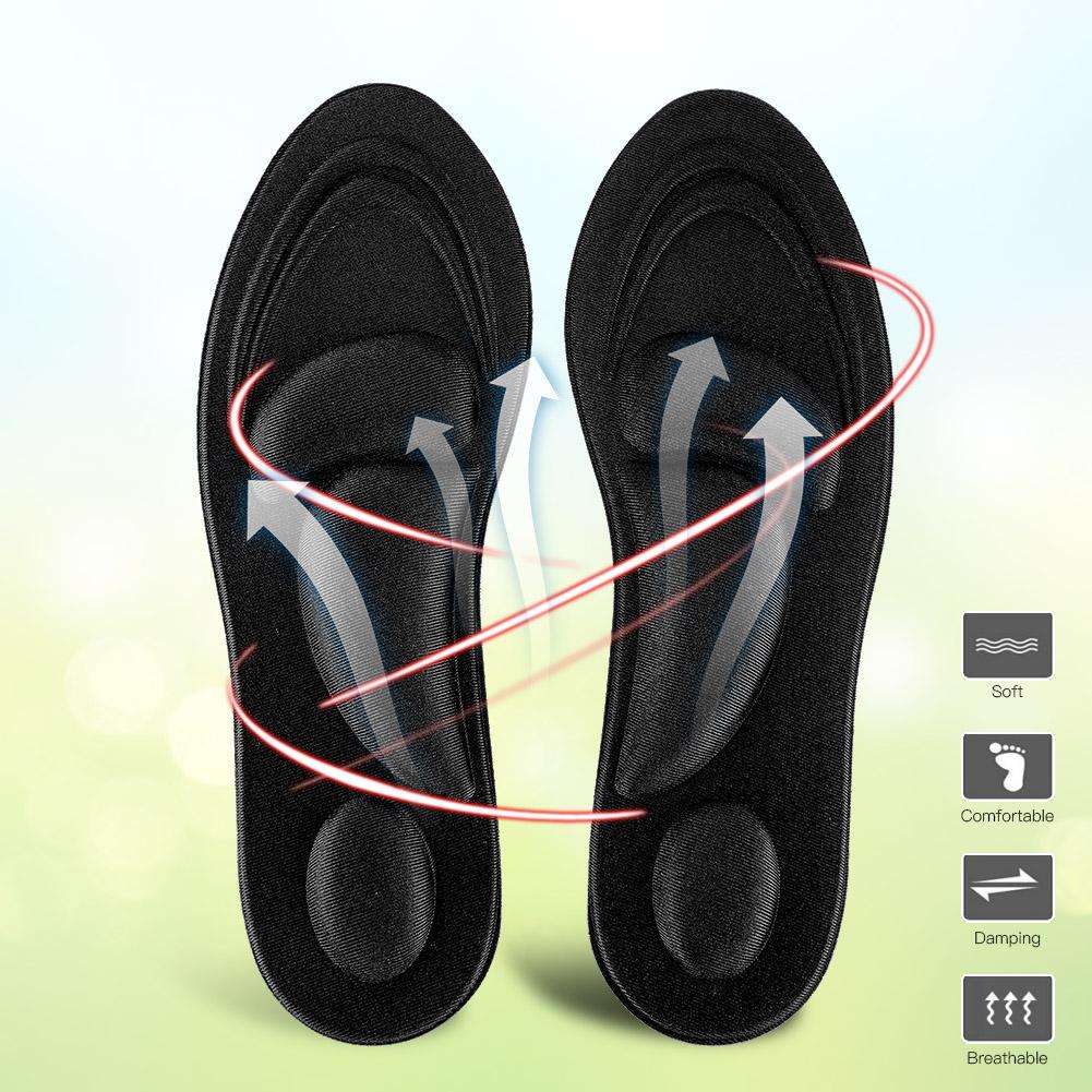 极速4D Orthotic Insoles Flat Feet Arch Support Memory Foam I - 图2