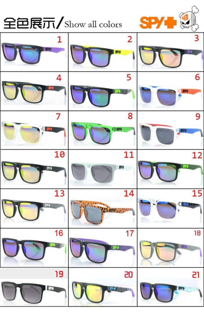 网红Aliexpress SPY1 fashionable sunglasses sun glasses - 图1