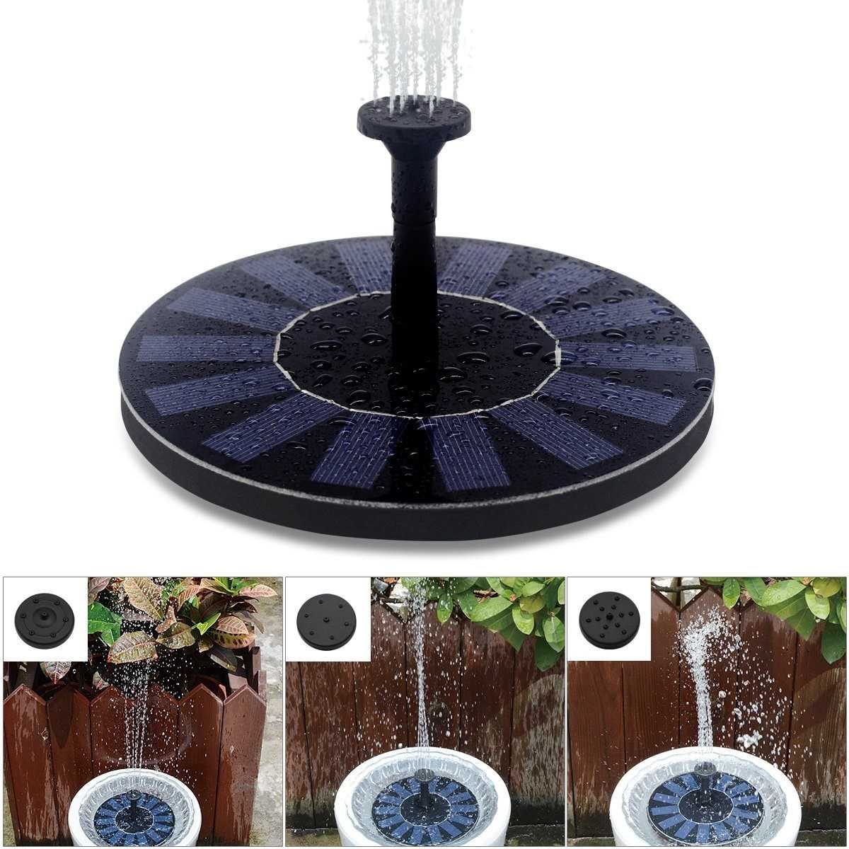 推荐9V 3.5W LED Lights Solar Panel Powered Fountain Colorful - 图3