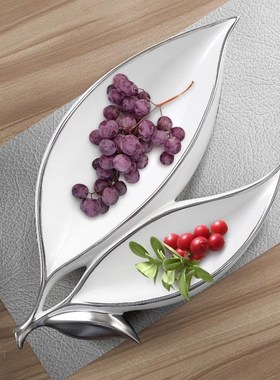 创意新年水果盘茶几客厅陶瓷工艺品摆件桌面收纳装饰果盘