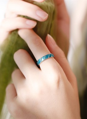 流星雨情侣开口戒指男女一对韩版简约创意时尚个性可调节指环对戒