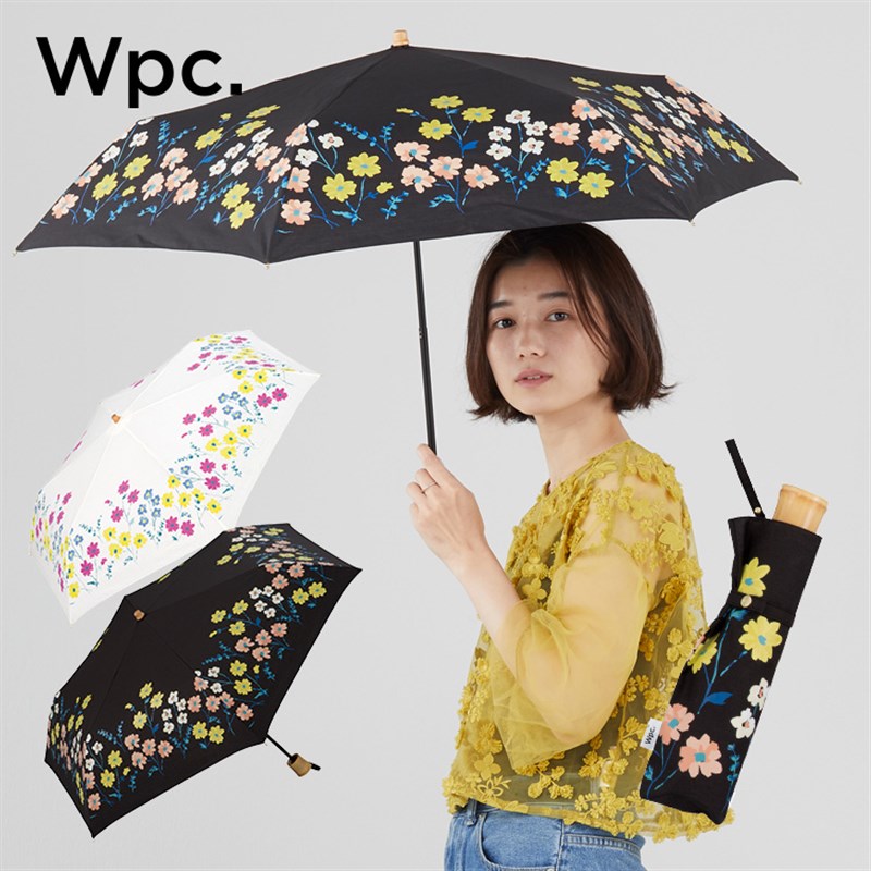 日本WPC折叠迷你单人便携防晒晴雨伞 樱桃图案 伞盖不大 介意慎买 - 图2