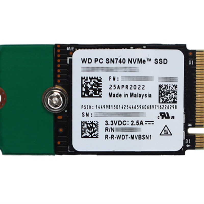 WD/Western SN740 M.2 2230 1T 2T SSD固态硬碟PCIE4.0 UNVMe可转 - 图1