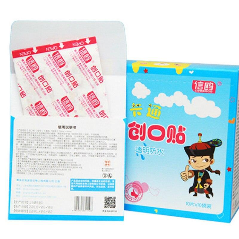 速发100pcs Waterproof Breathable Band Aid Cute Cartoon BandA - 图2