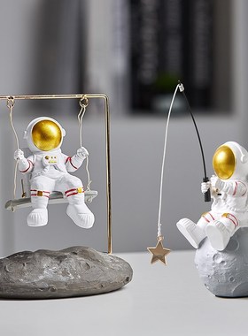 宇航员系列摆件桌面太空人小礼品客厅房间创意家居装饰品生日现货