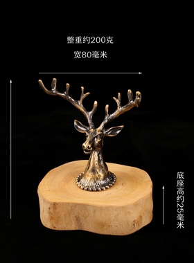 微缩1比6麋鹿刀架微刀架兵器架动E漫模型首饰耳环展示架金属配木