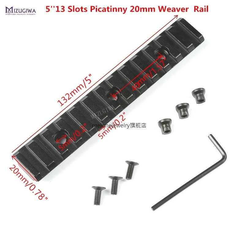 极速Scope Mount 5913 Slots 20mm Picatinny Rail Adapter mod-图0