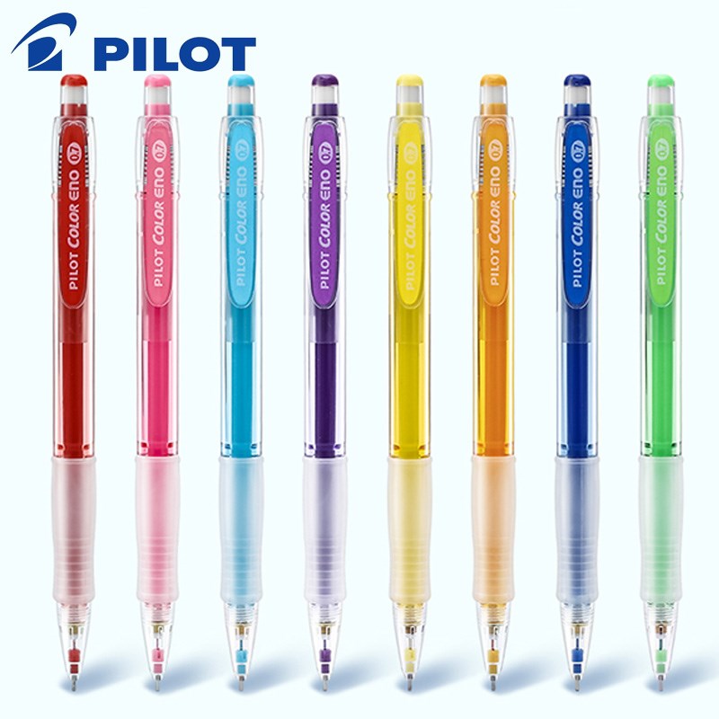 3 Pcs/Lot Mechanical Pencil 0.7MM Color eno Japan Pilot HCR-图0