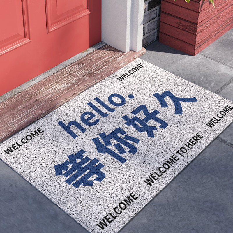 入户地垫户外大门口进门丝圈防滑脚垫家用玄关耐磨蹭土门垫可定制,淘宝优惠券,粉丝福利购,淘宝优惠卷