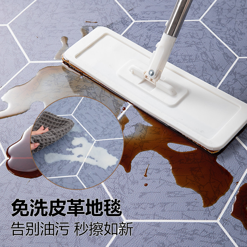 Kitchen floor mats non-slip and oil-proof floor mats no-wash wipeable waterproof household carpet pvc stain-resistant mats full customization