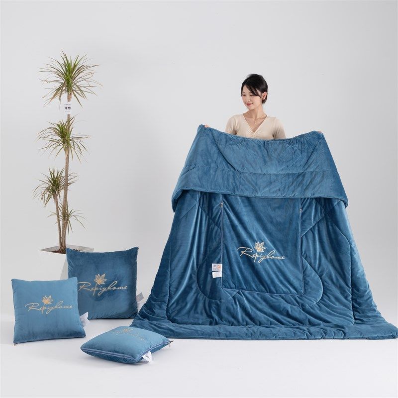 加厚婴儿绒抱枕被子两用车载靠垫枕头被办公室沙发午睡空调被,淘宝优惠券,粉丝福利购,淘宝优惠卷