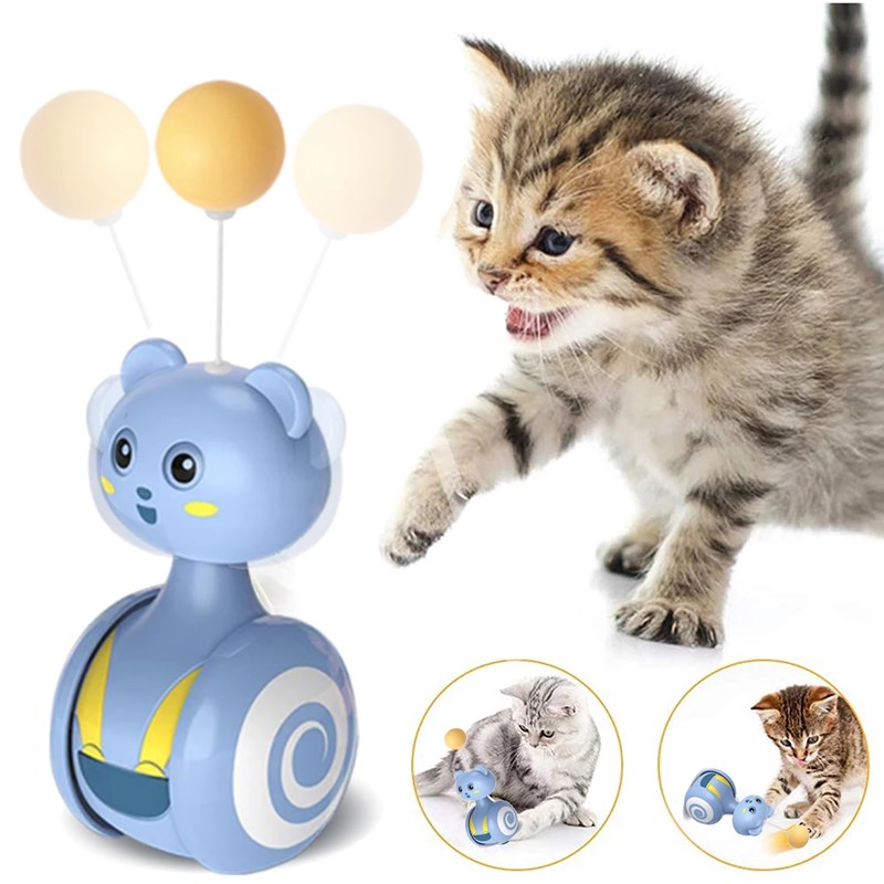 Iat Cnteractiv  Feather Toys Pet BumblIer FunnyeToy Interact - 图0