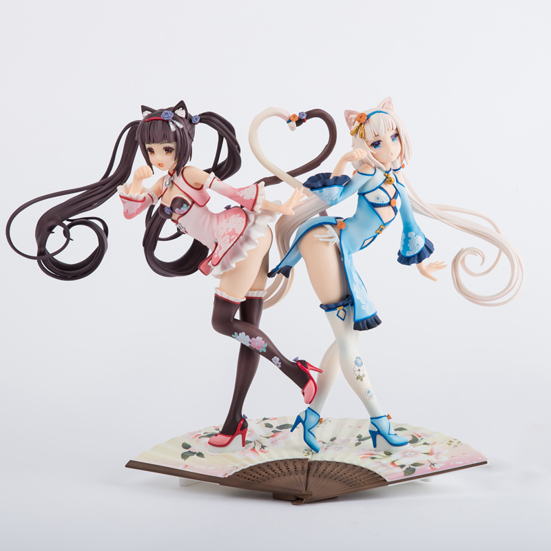 极速Q Posket Nekopara Chocola Vanilla PVC Action Figure Anim - 图0