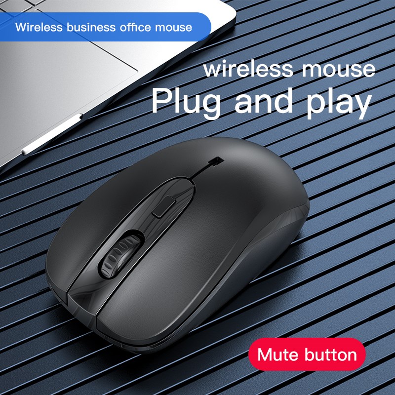 Wireless Mouse 2.4Ghz Ergonomic Computer Mouses SB 1600DPI A - 图0