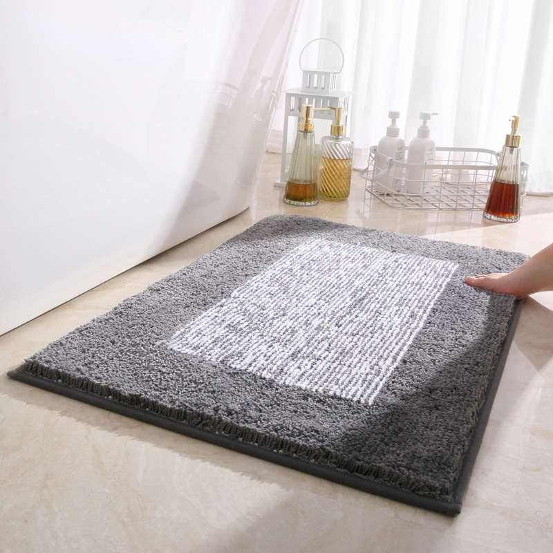 推荐Thickened bathroom floor mat toilet absorbent foot mat门 - 图0