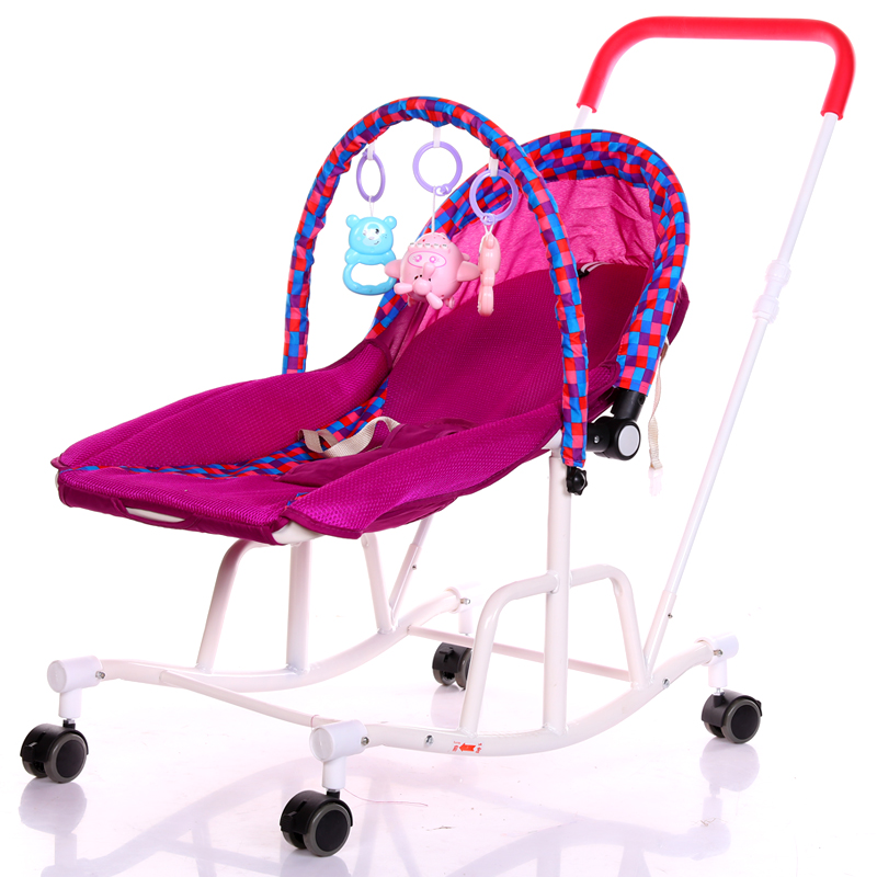 自动安抚婴儿摇摇椅 宝宝平衡摇篮躺椅 懒人哄娃哄睡神器新款睡床 - 图3