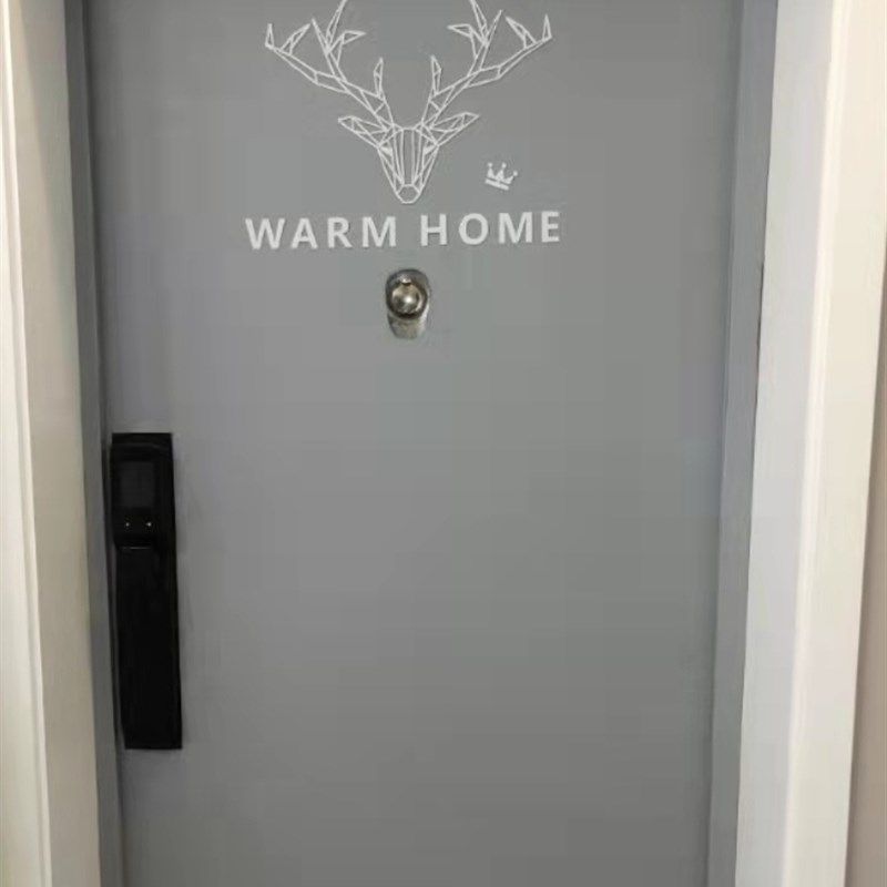 毛毡门贴纸北欧创意装饰防盗门入户卧室旧门翻新改色装饰无痕背胶,淘宝优惠券,粉丝福利购,淘宝优惠卷