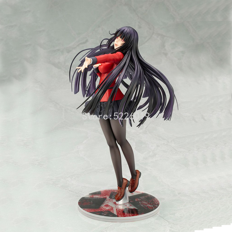 极速22cm Kakegurui Anime Figure Jabami Yumeko Action Figure-图2